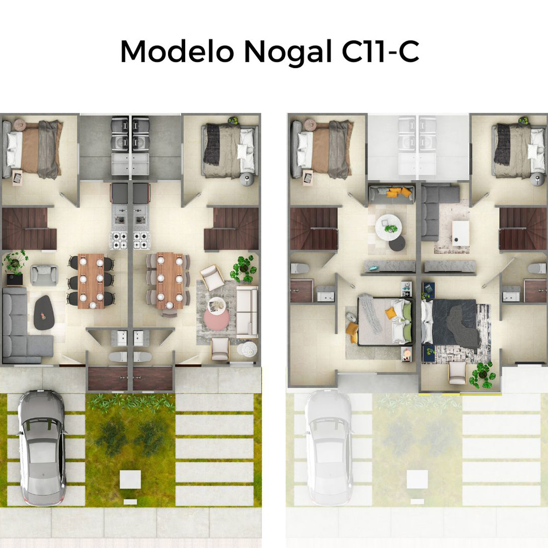 Nogal C11, en Vialba, plano