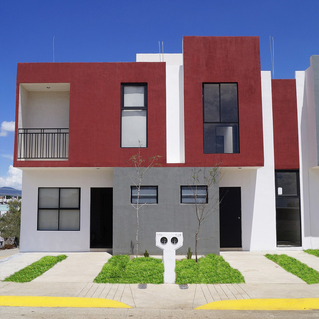 Nogal C11, en Vialba, fachada